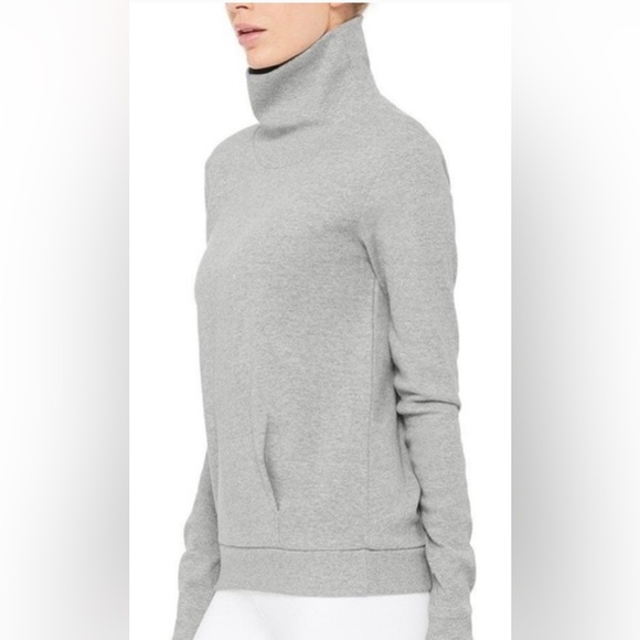 Alo Yoga Clarity Pullover Dove Grey Heather Large NWOT - Picture 2 of 10